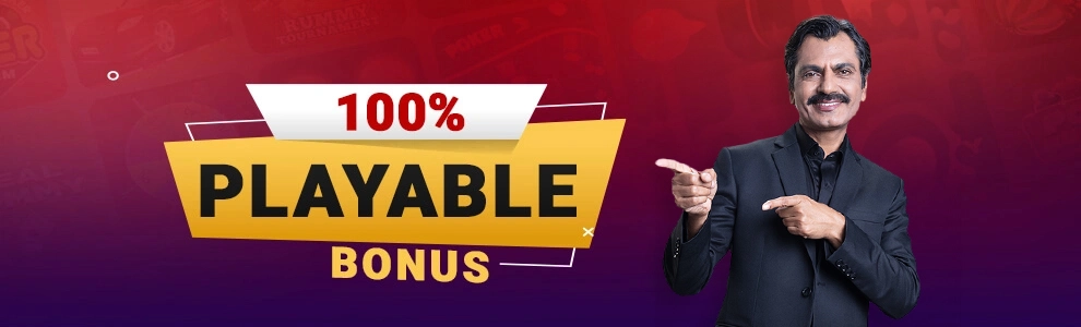 100% Playable Bonus